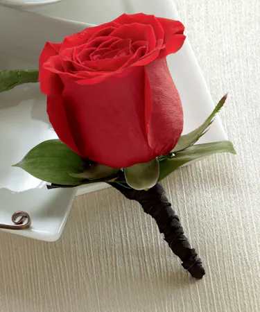 Red Rose Boutonniere Corsages columbus ohio florists newark OH